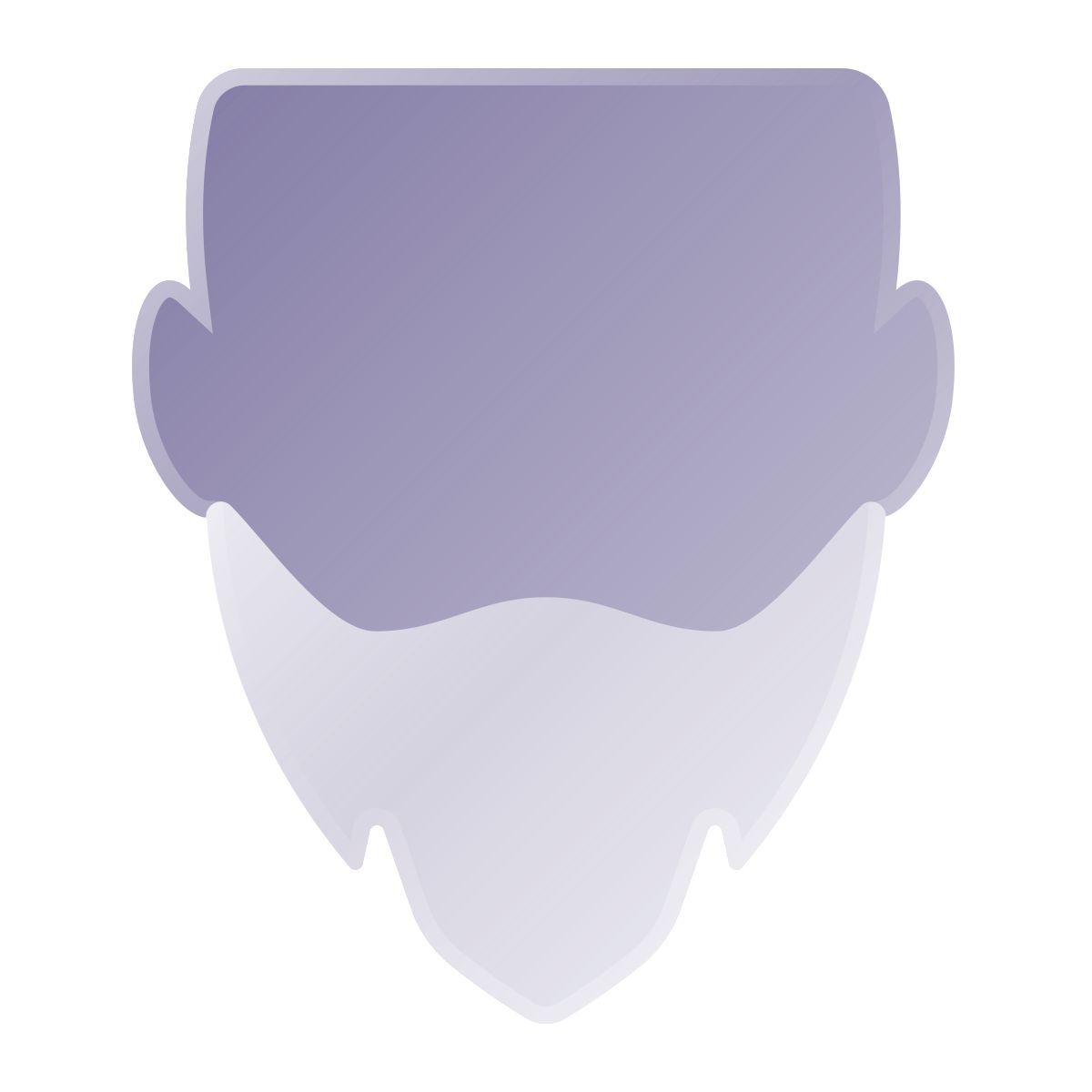 liquid glass color style barba longa icon