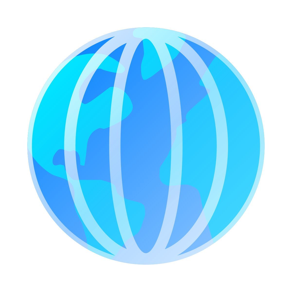liquid glass color style longitudine icon