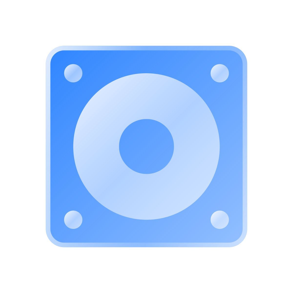 liquid glass color style altoparlante icon