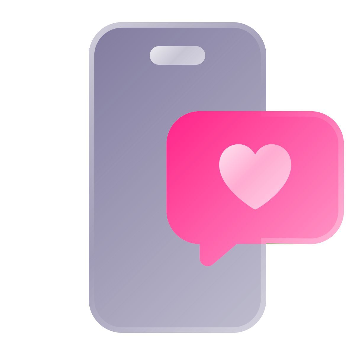 liquid glass color style 愛のメッセージ icon