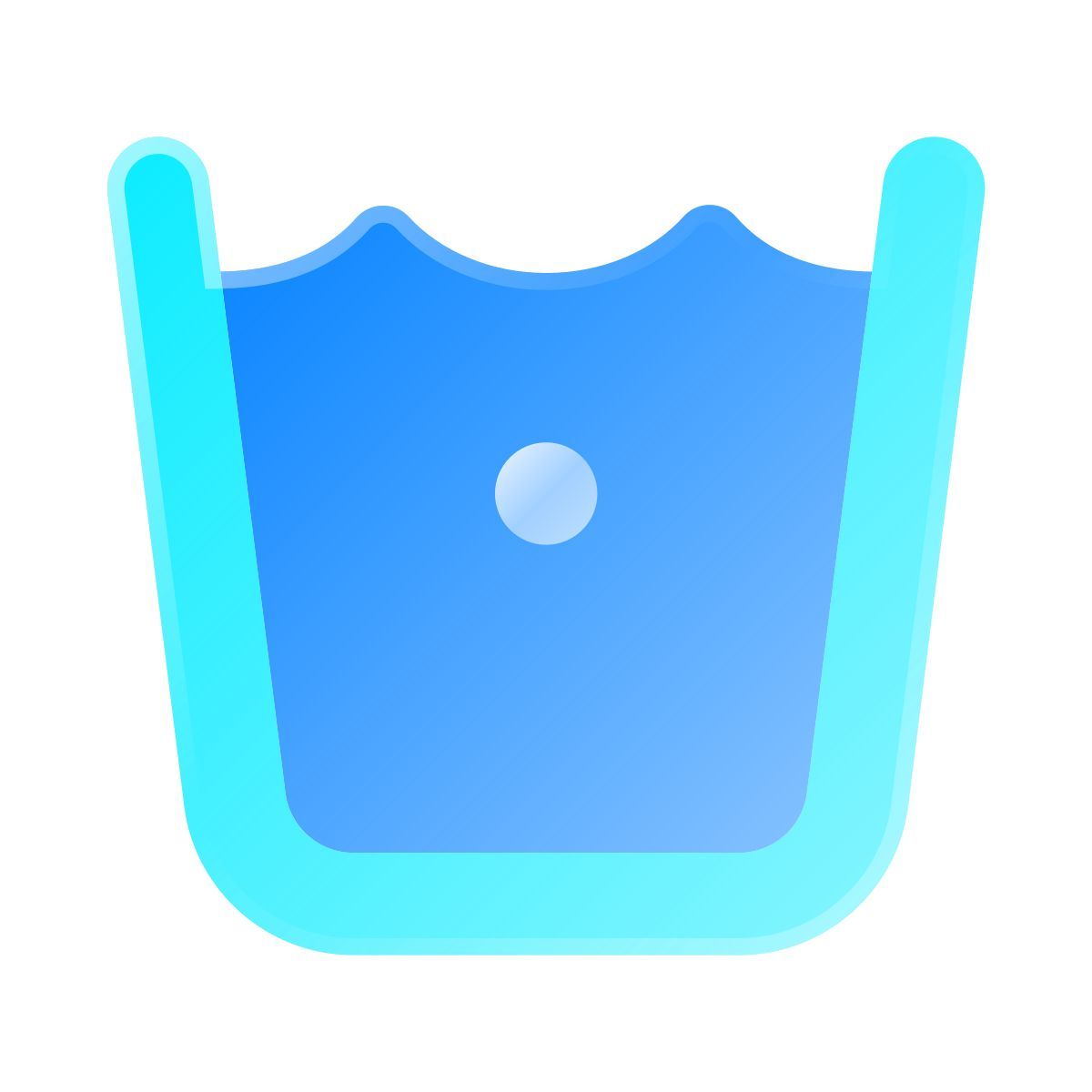 liquid glass color style lavare in lavatrice a freddo icon