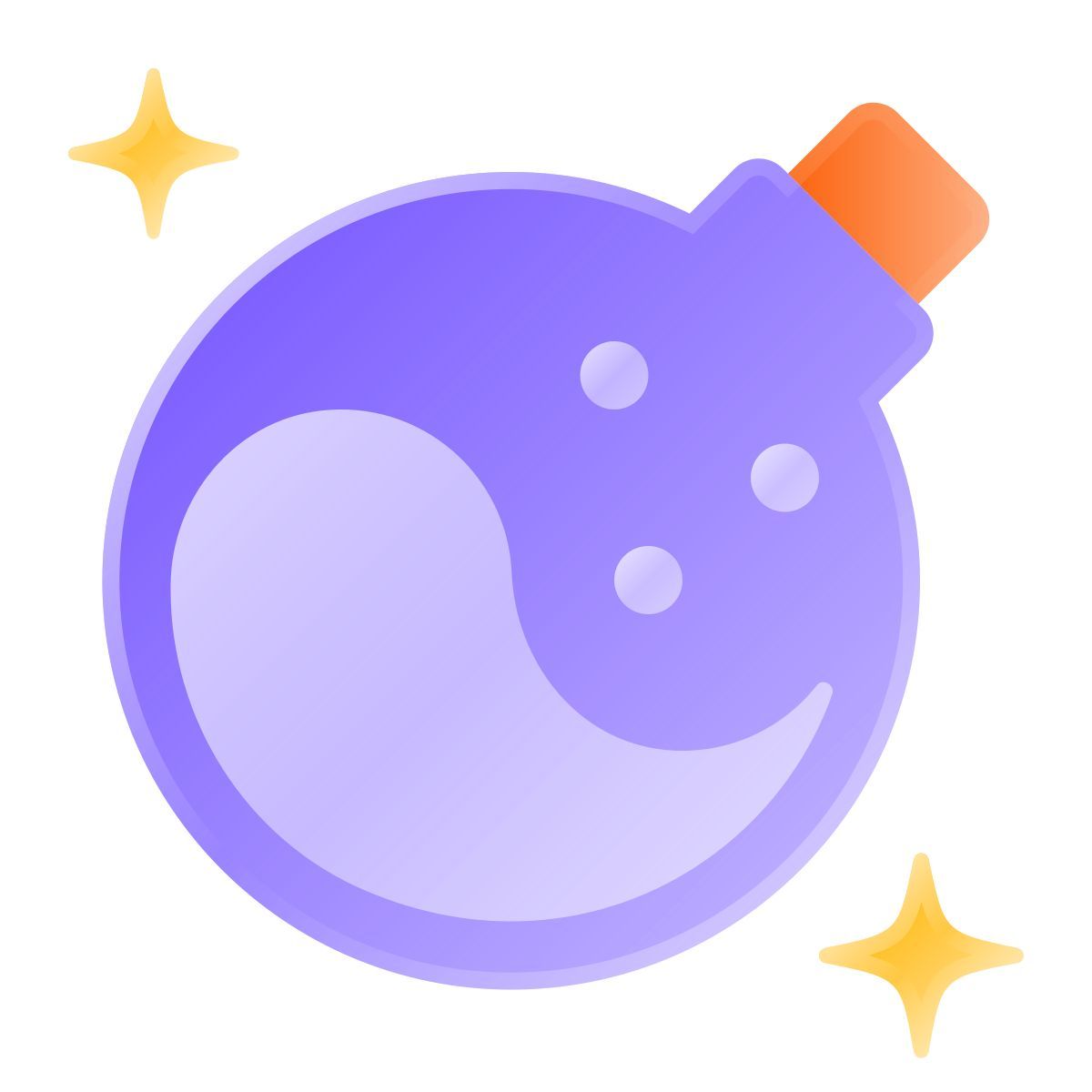 liquid glass color style mana icon