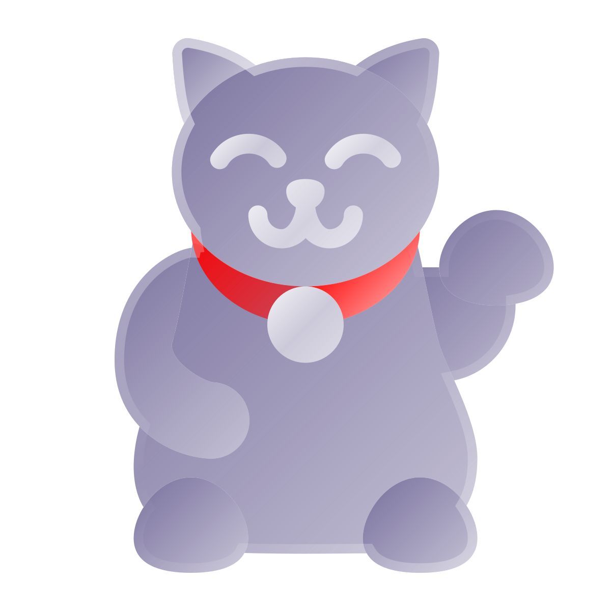 liquid glass color style maneki icon
