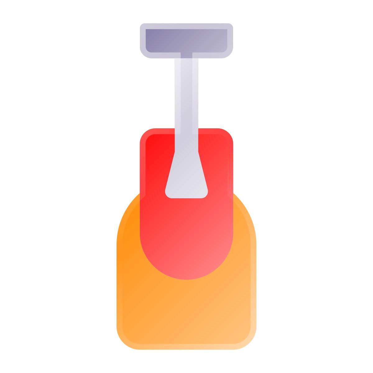 liquid glass color style manicure icon
