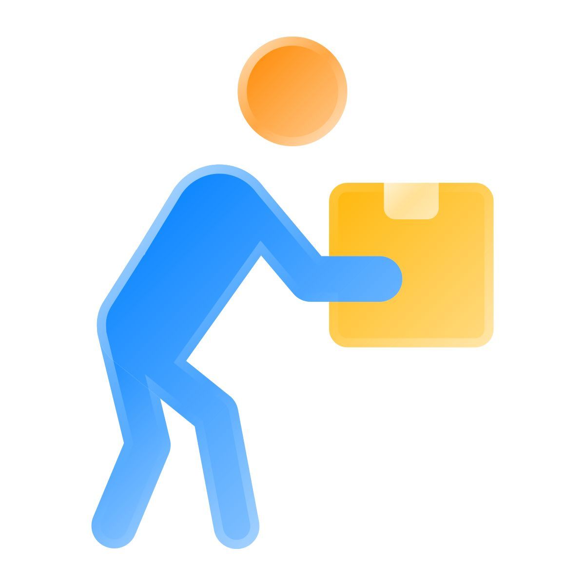liquid glass color style manutention manuelle icon