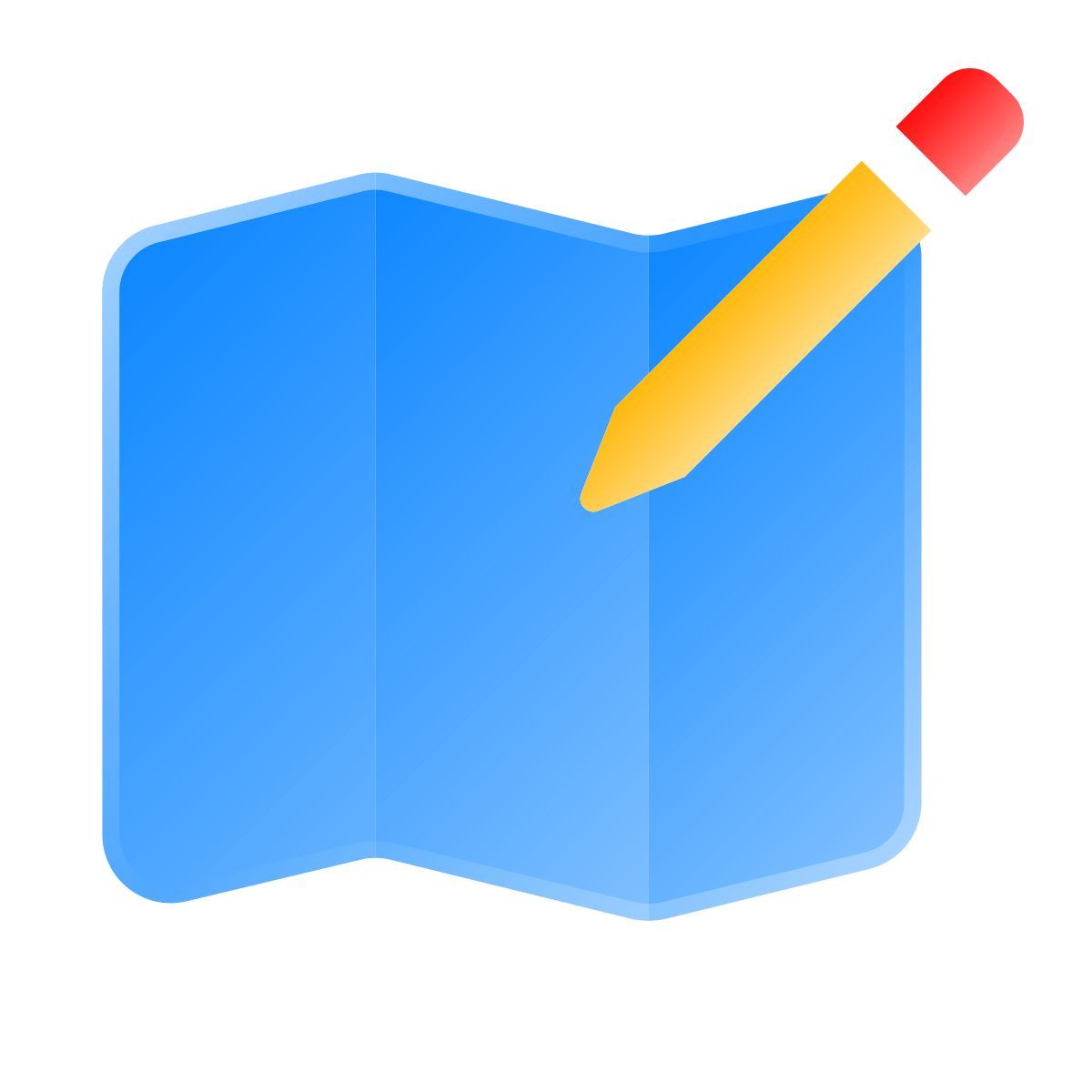 liquid glass color style map editing icon
