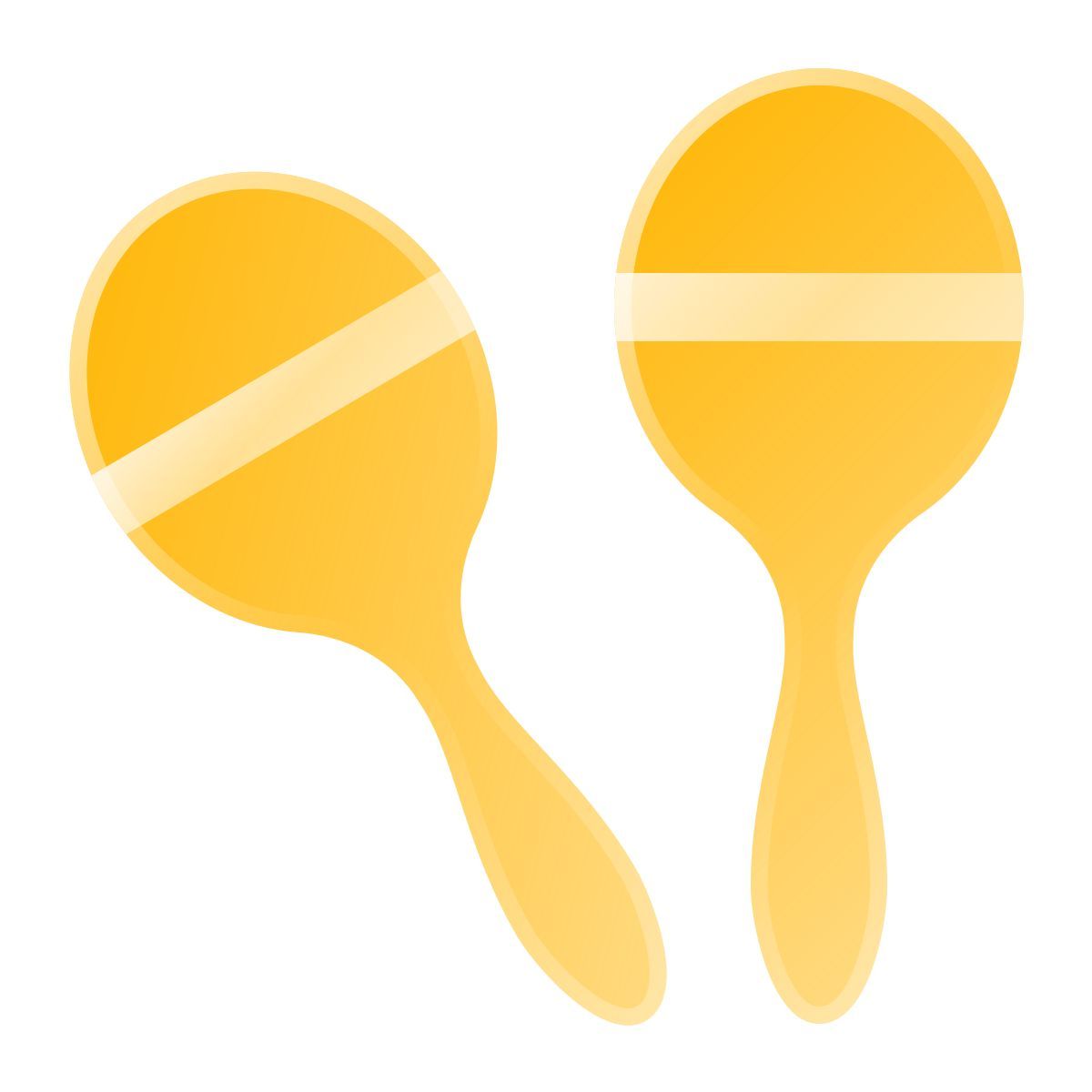 liquid glass color style маракас icon