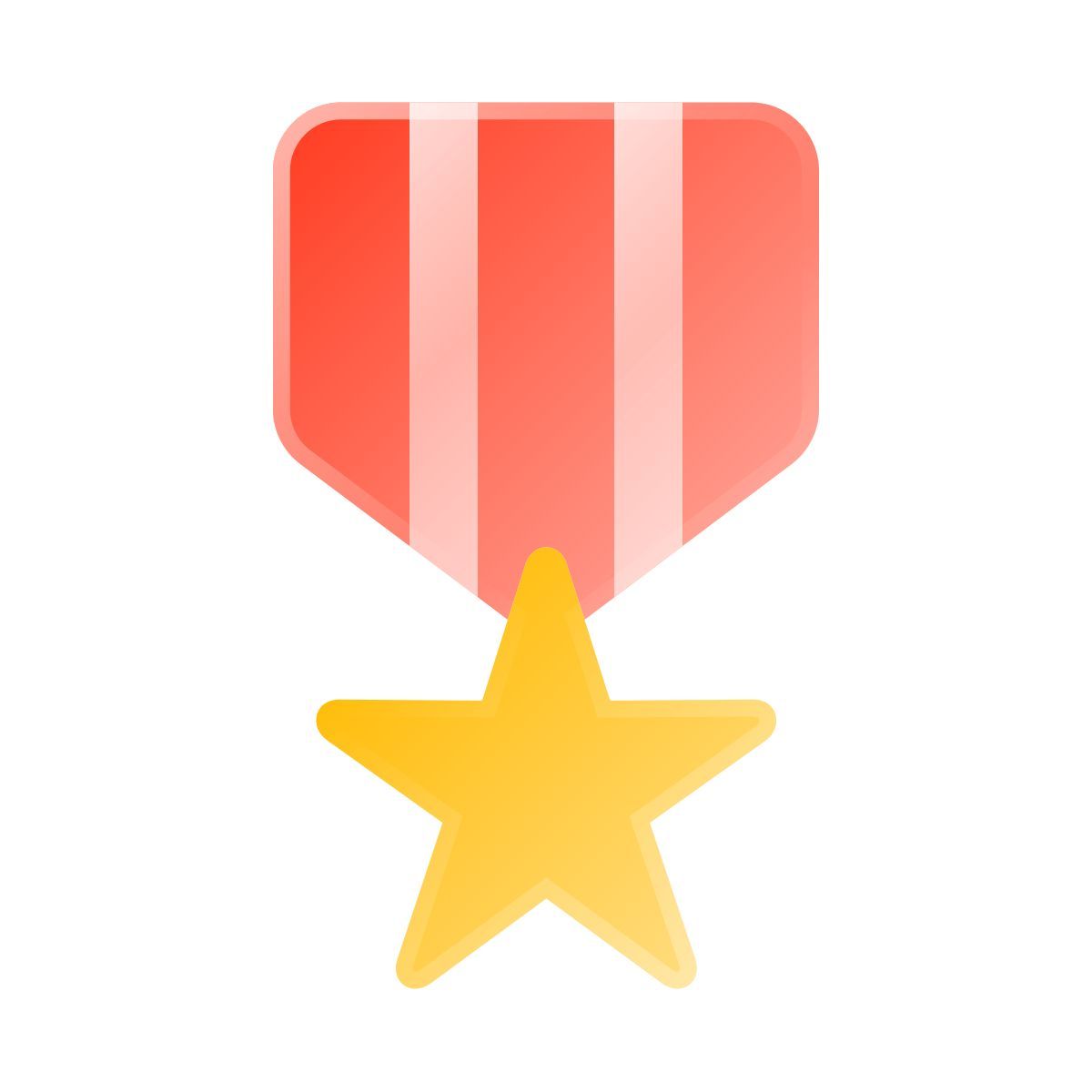 liquid glass color style 勋章 icon