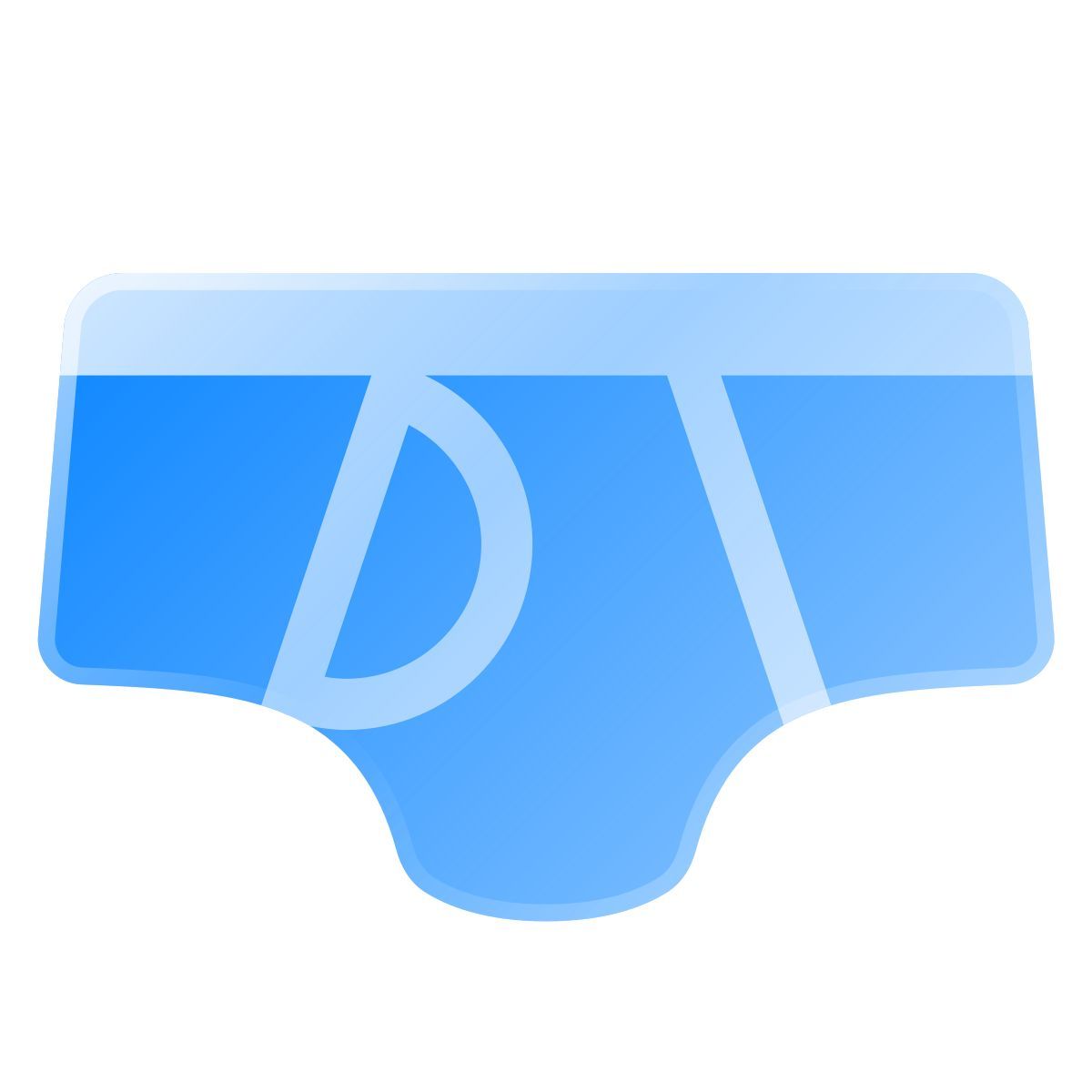 liquid glass color style intimo maschile icon