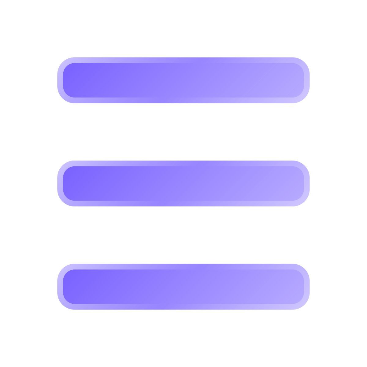 liquid glass color style menu icon