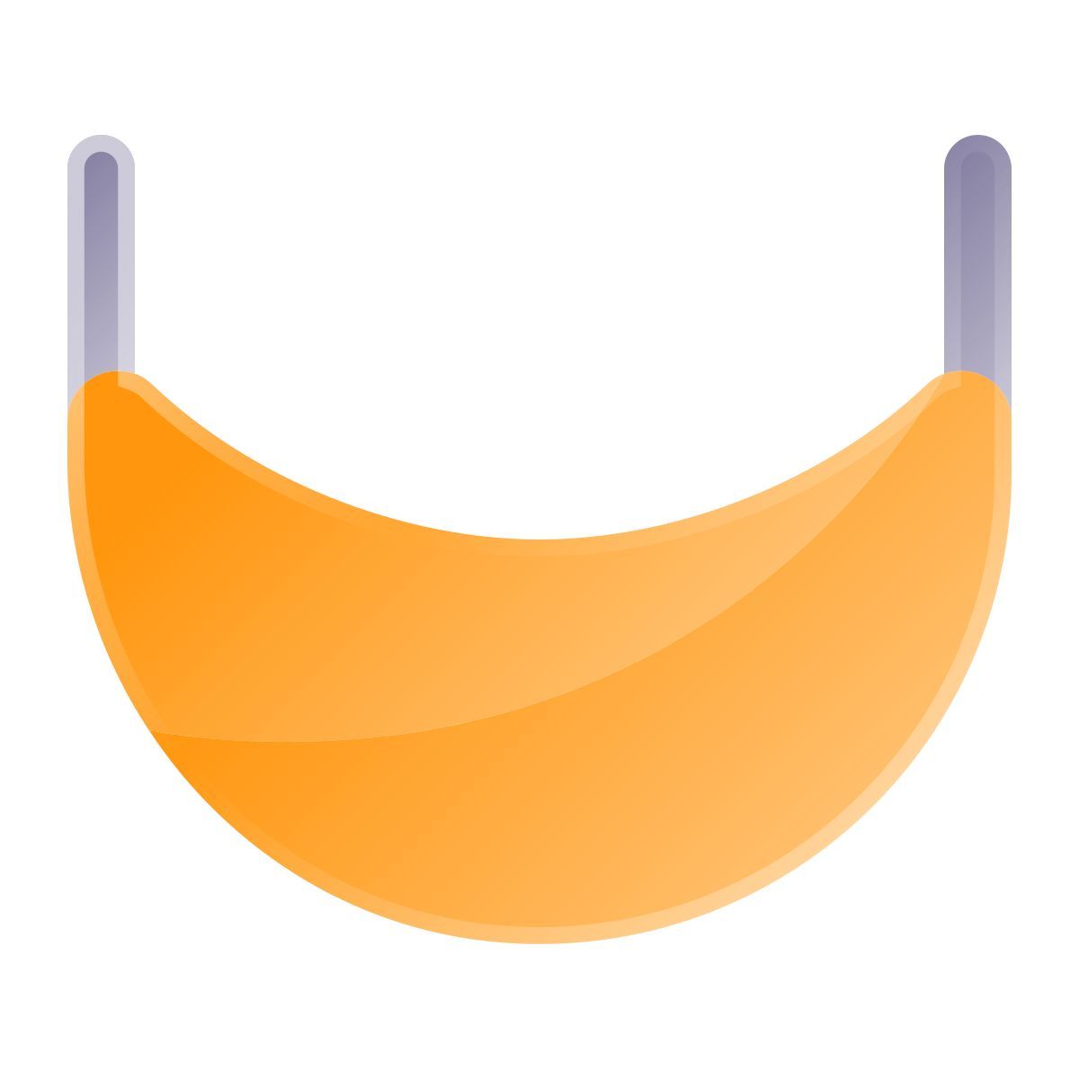 liquid glass color style mexikanische hängematte icon