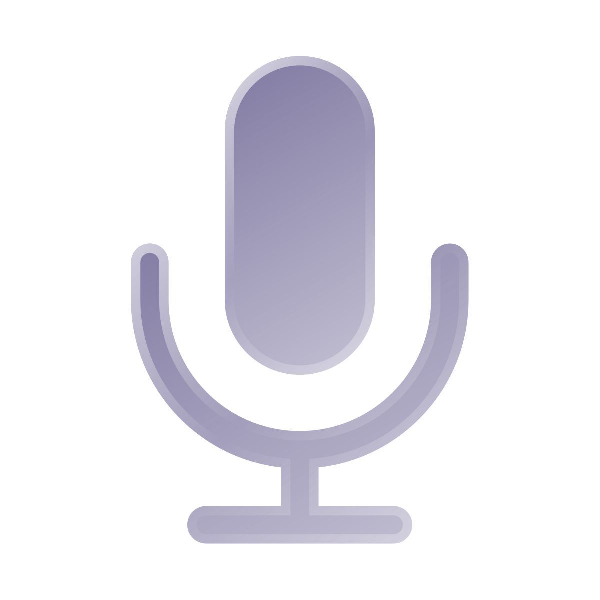 liquid glass color style 마이크로폰 icon