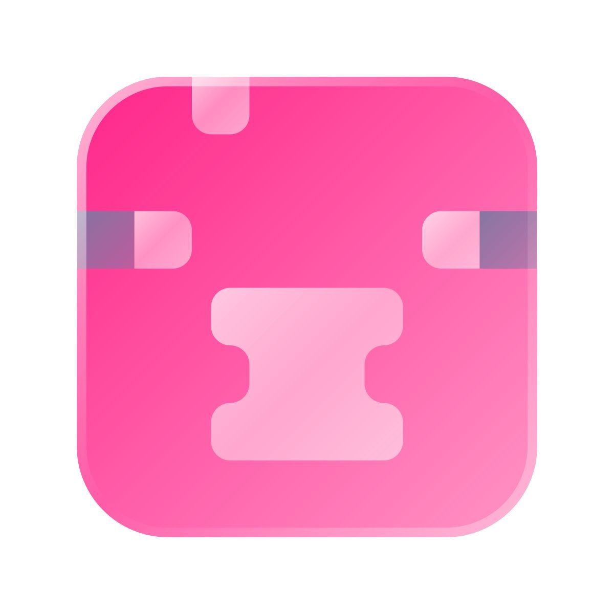 liquid glass color style cochon minecraft icon