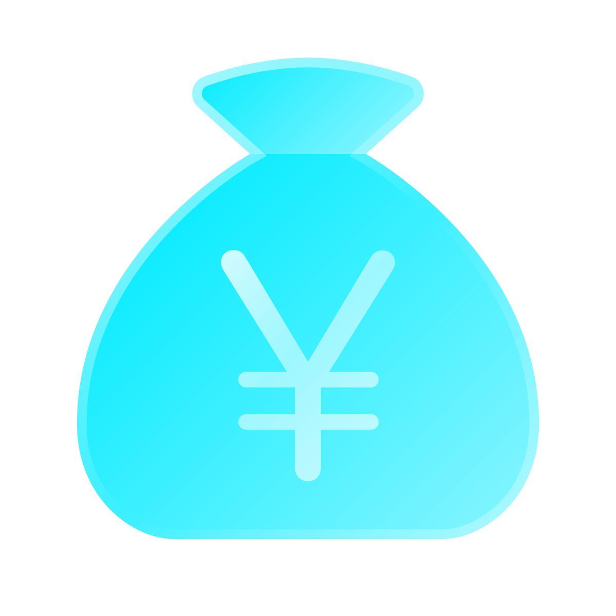 liquid glass color style pouch icon