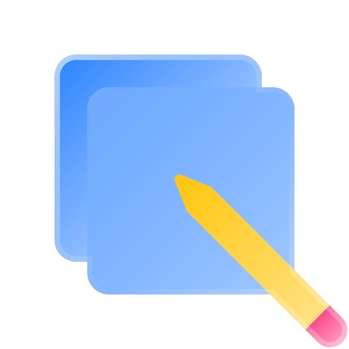 liquid glass color style edition multiple icon