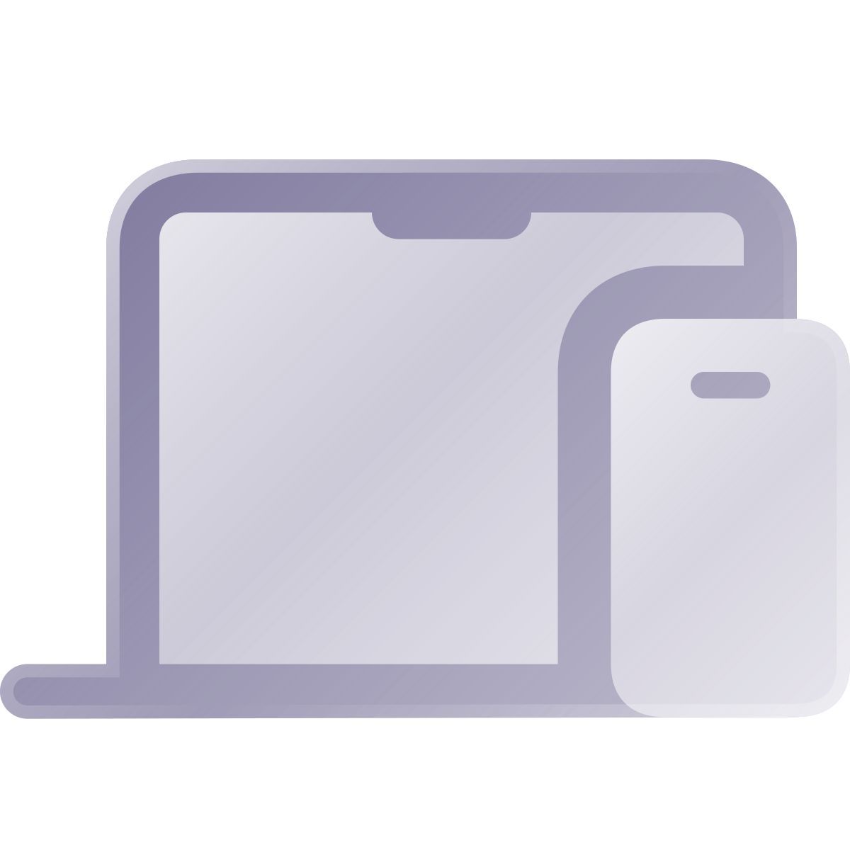 liquid glass color style mehrere geräte icon