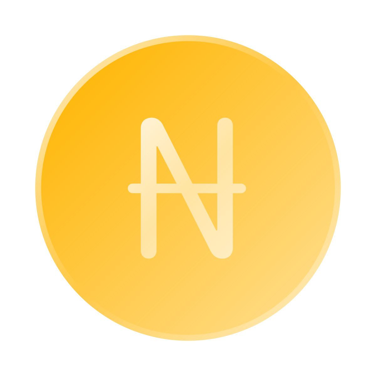 liquid glass color style naira icon