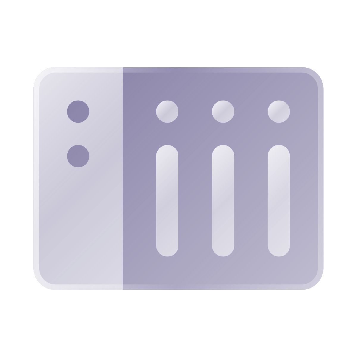 liquid glass color style nas icon