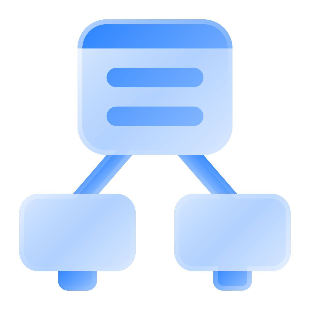 liquid glass color style administrador de redes icon