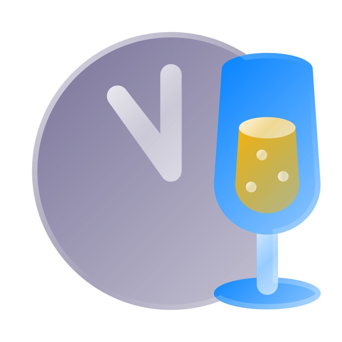 liquid glass color style 除夕 icon