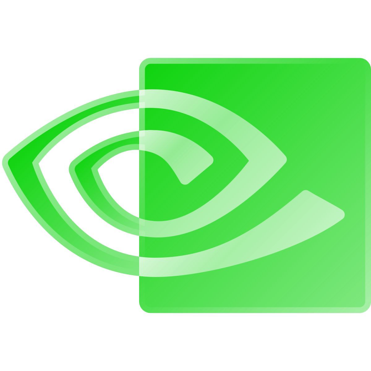 liquid glass color style nvidia icon