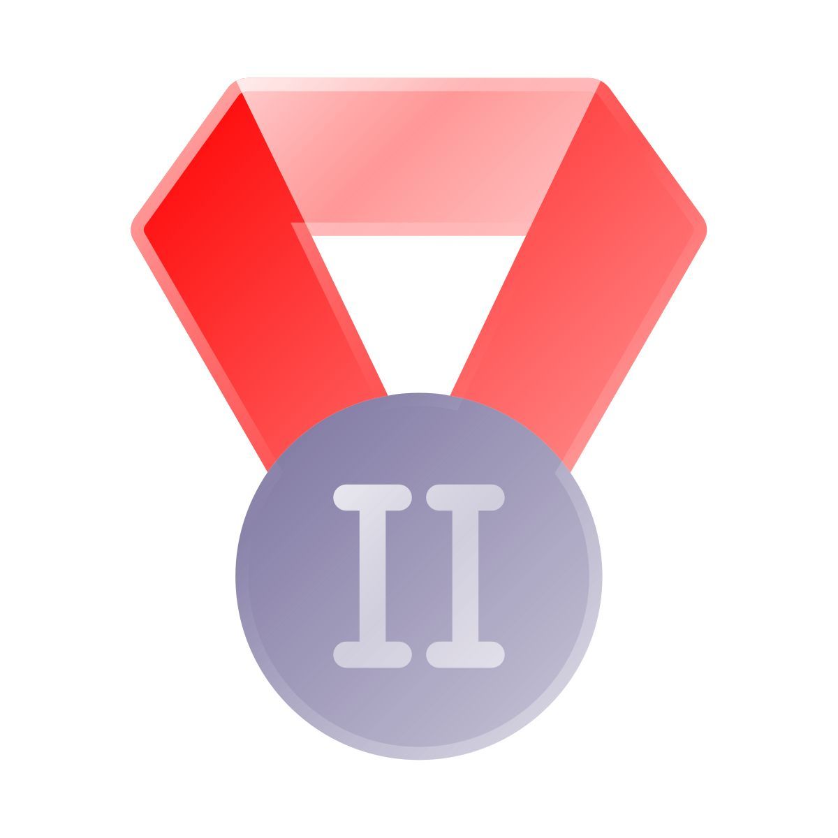 liquid glass color style 올림픽 메달 실버 icon
