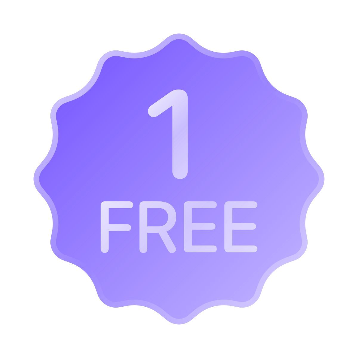 liquid glass color style eins gratis icon