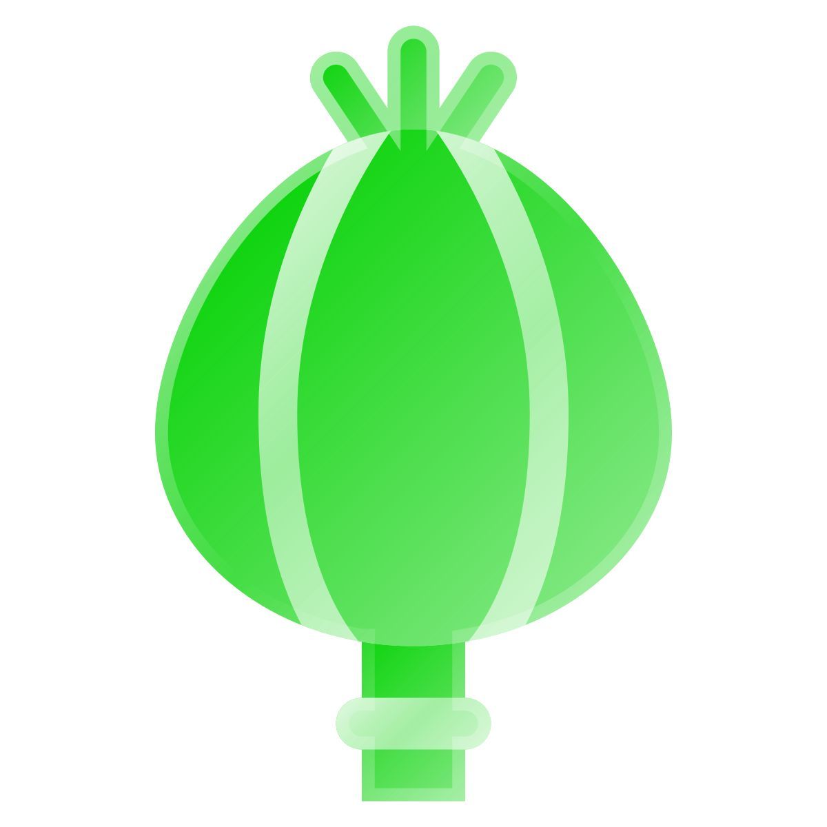 liquid glass color style papoula do ópio icon