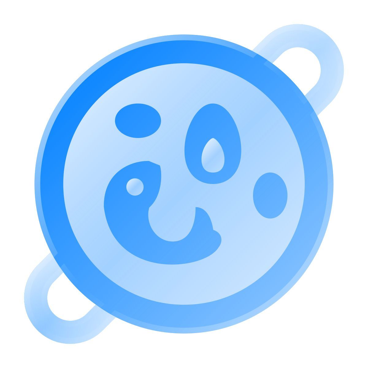 liquid glass color style paella icon