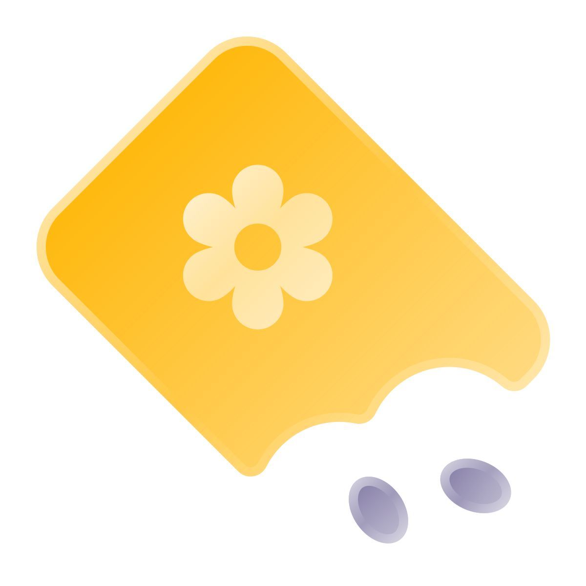 liquid glass color style мешочек с семенами icon