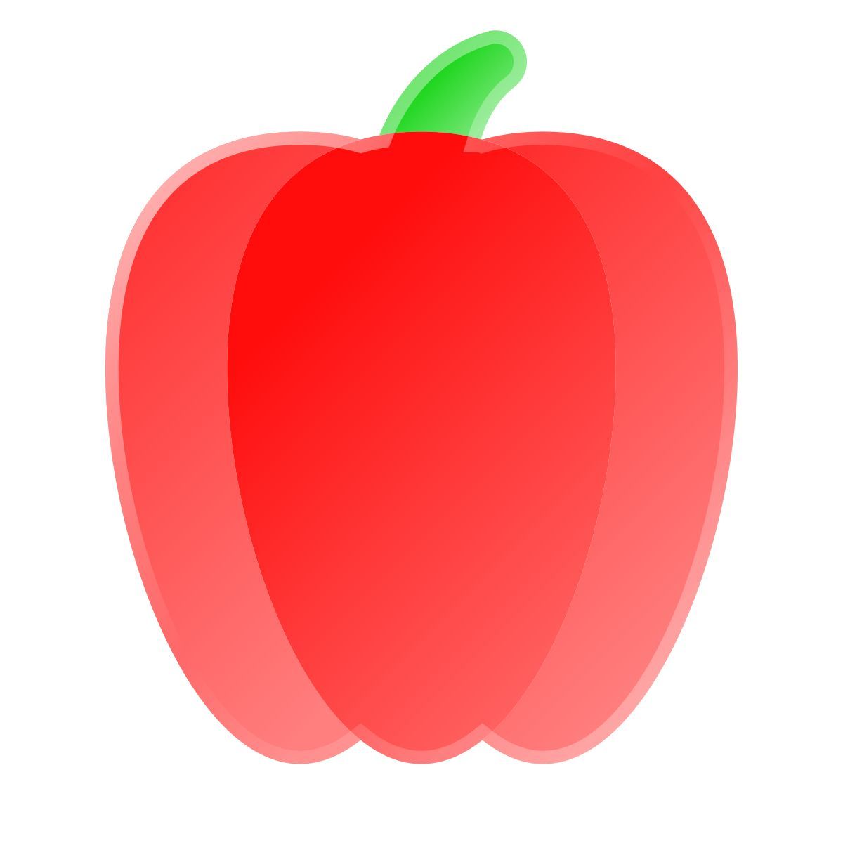 liquid glass color style pimenton icon