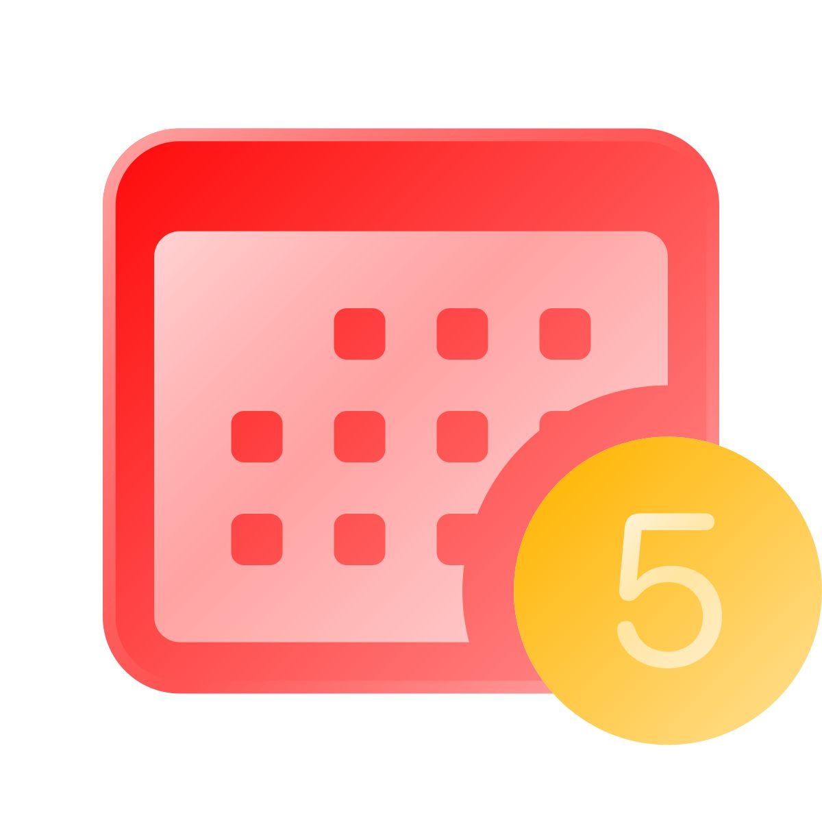 liquid glass color style data di pagamento icon