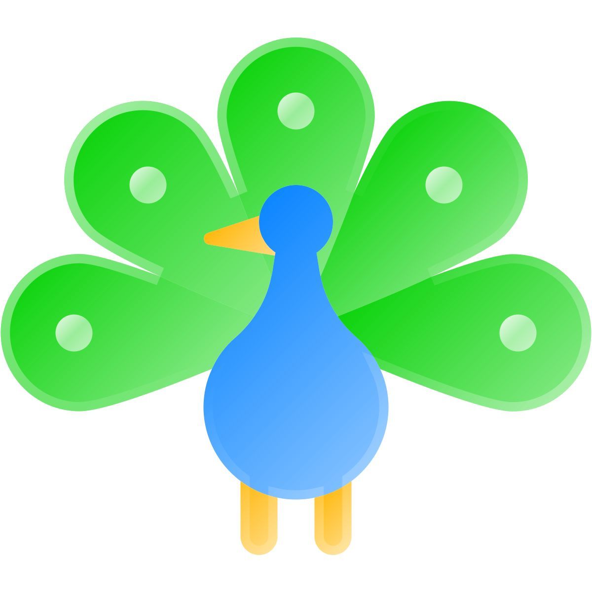 liquid glass color style pfau icon