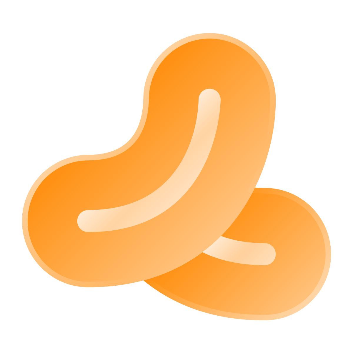 liquid glass color style cacahuetes icon