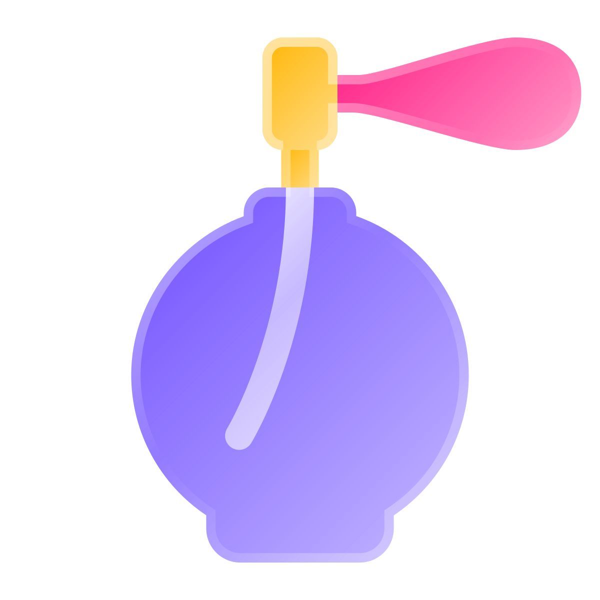 liquid glass color style perfume icon