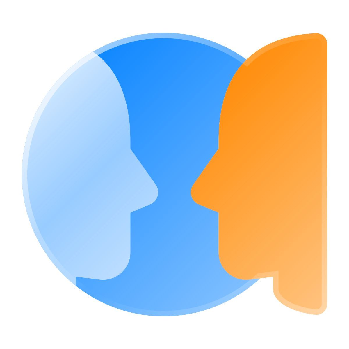 liquid glass color style reflection icon