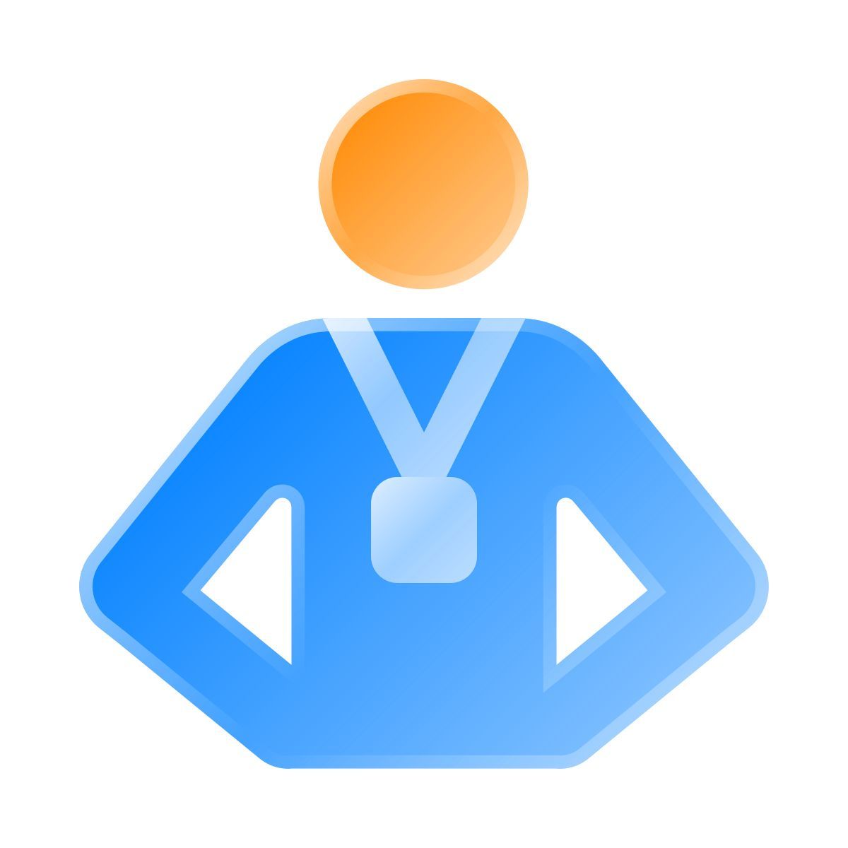 liquid glass color style personal trainer icon