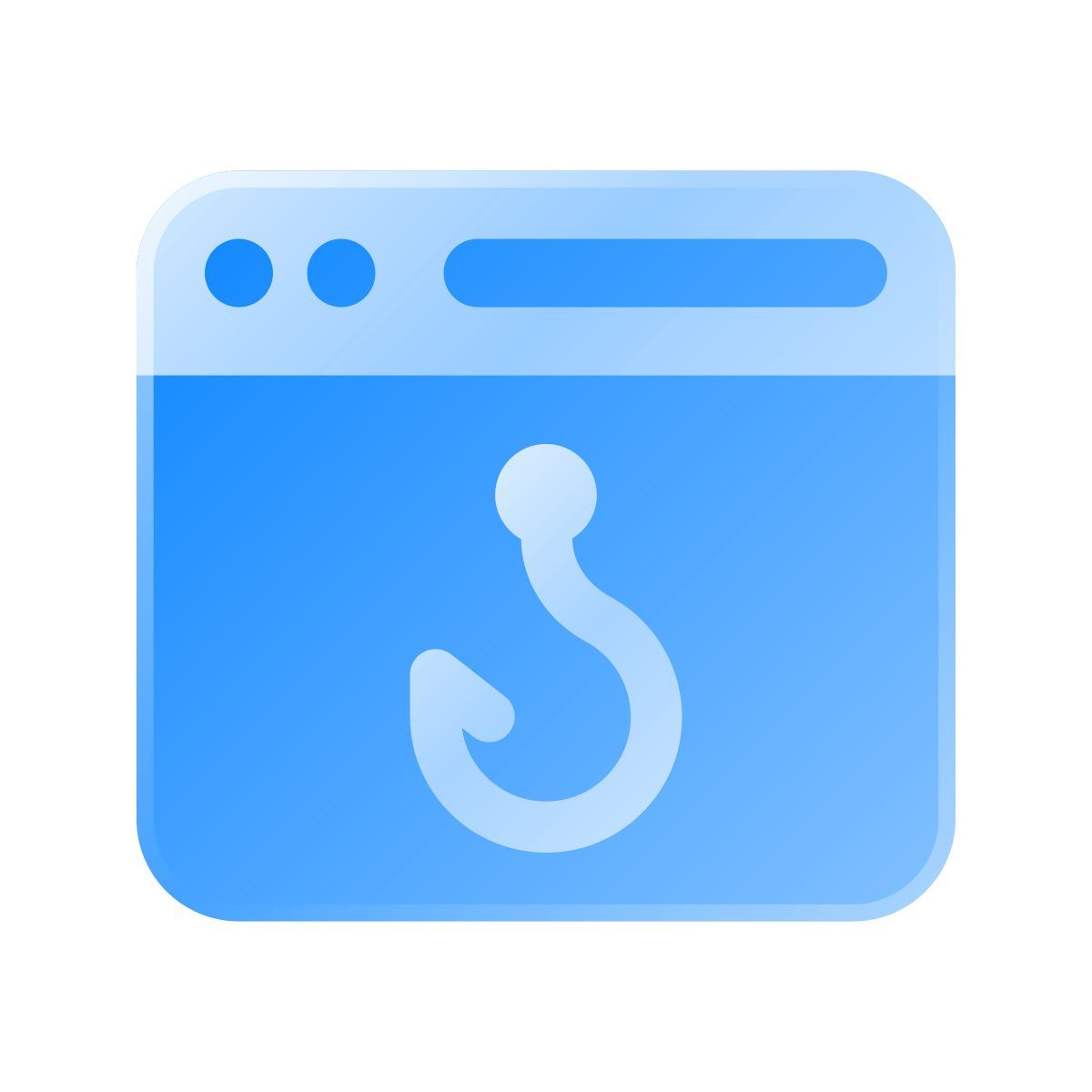 liquid glass color style フィッシング icon