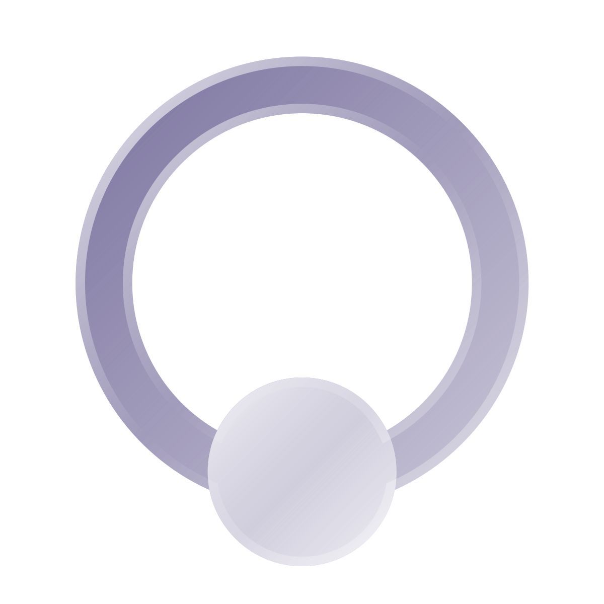 liquid glass color style piercing icon
