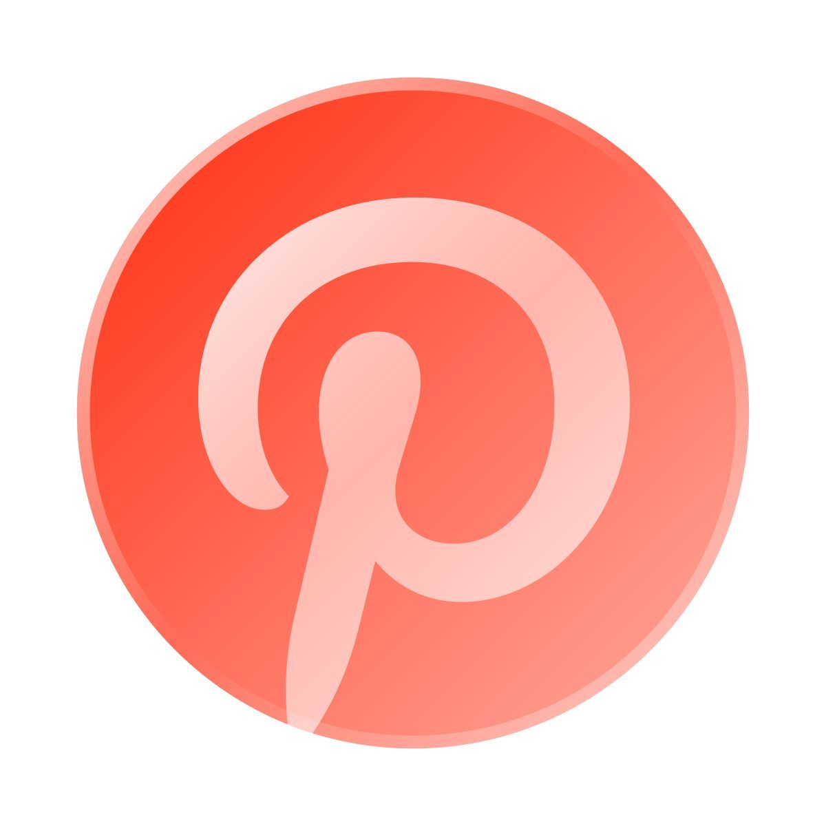 liquid glass color style pinterest icon