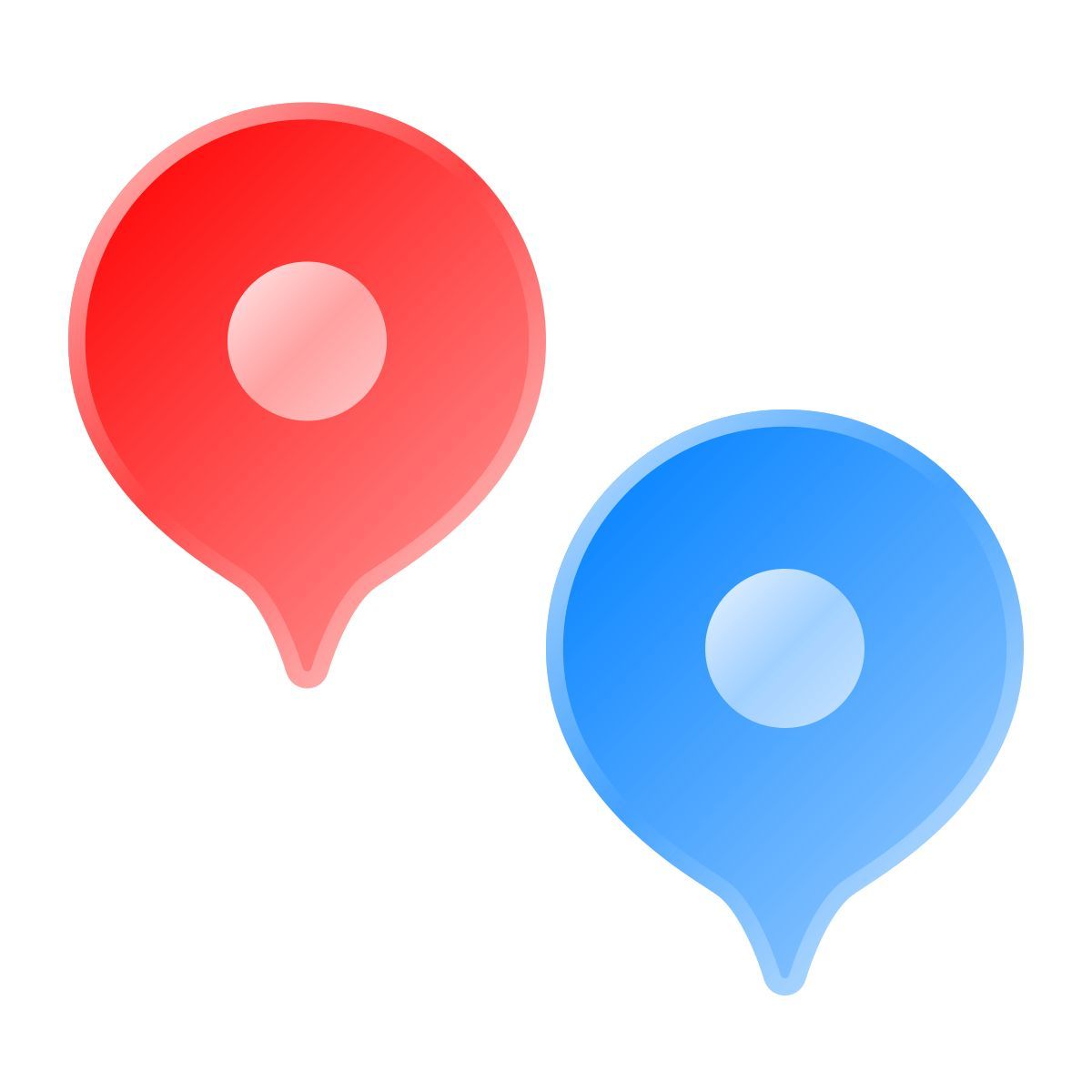 liquid glass color style punktobjekte icon