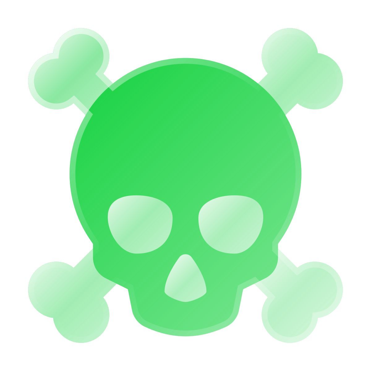 liquid glass color style poison icon