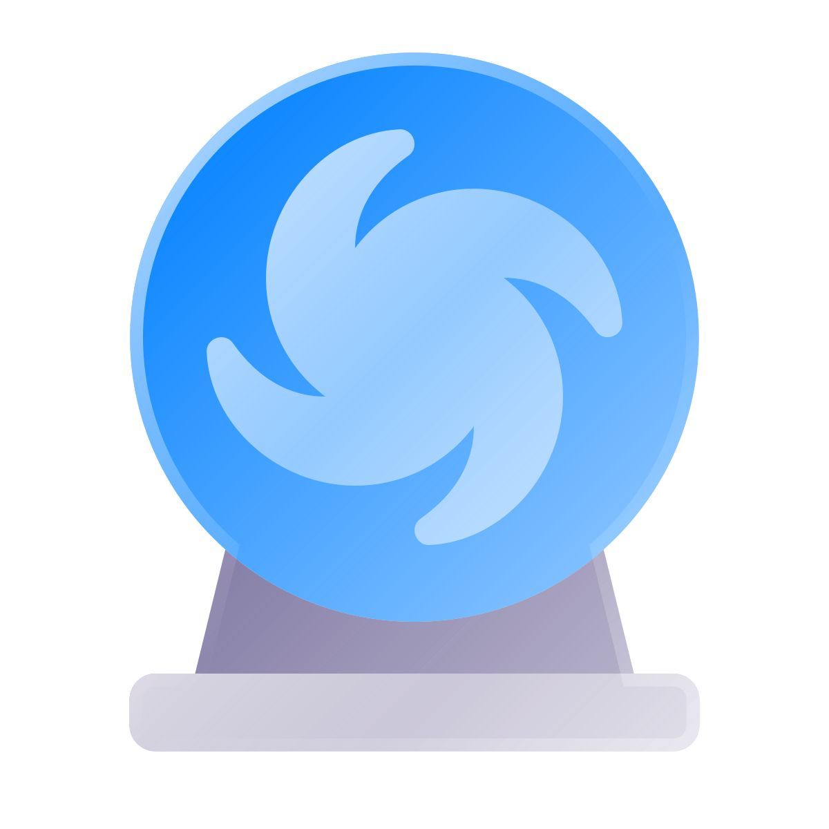 liquid glass color style portal icon