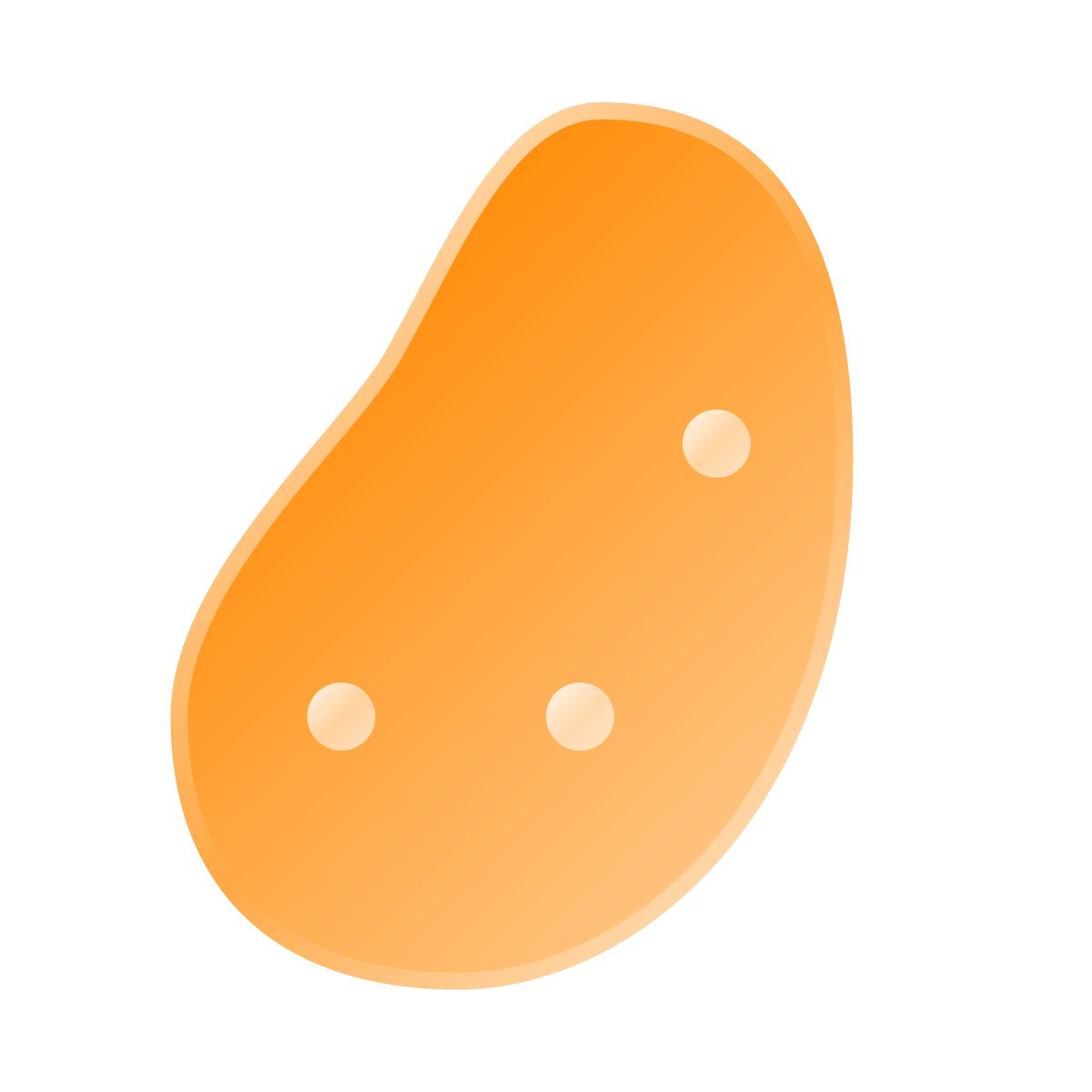 liquid glass color style batata icon