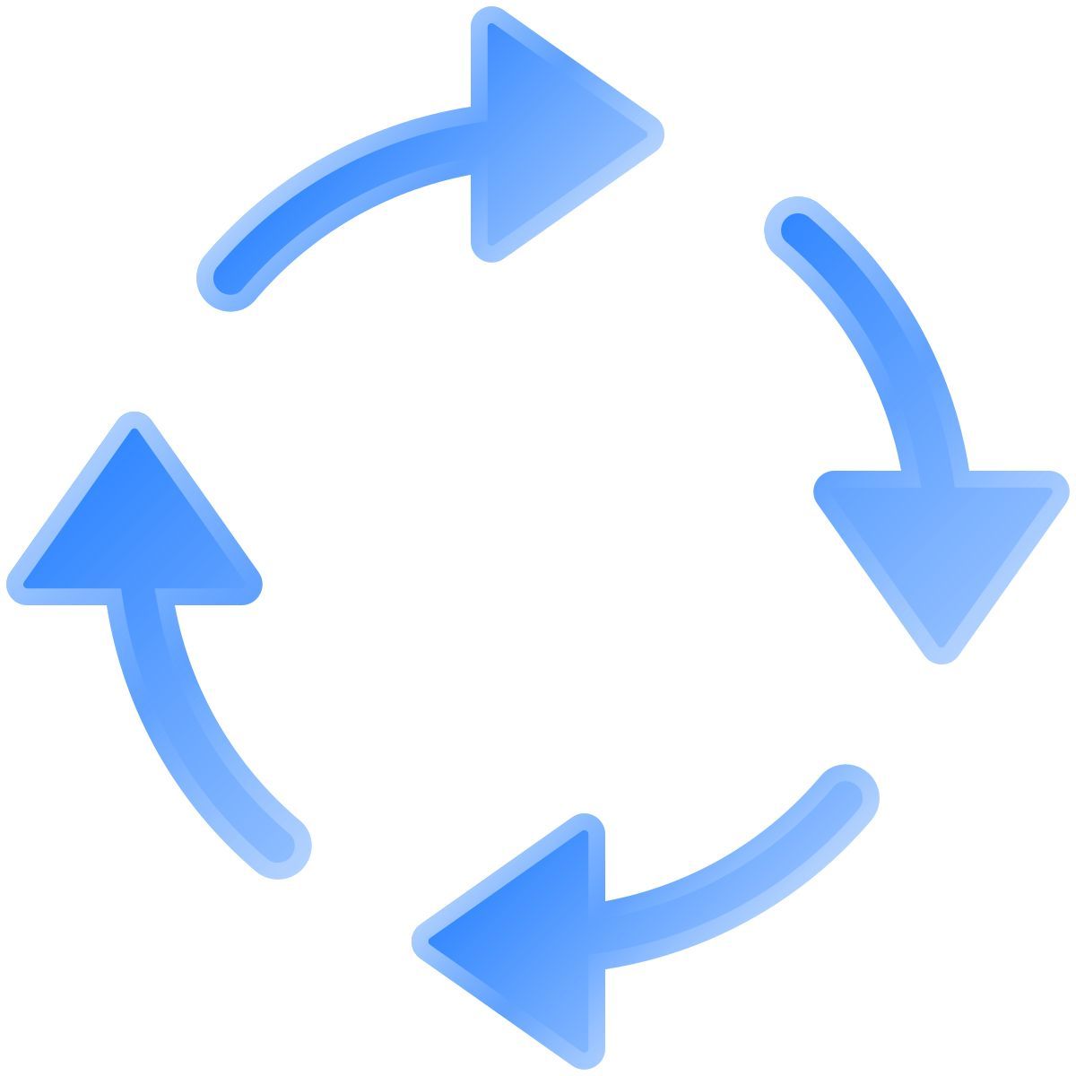 liquid glass color style process icon