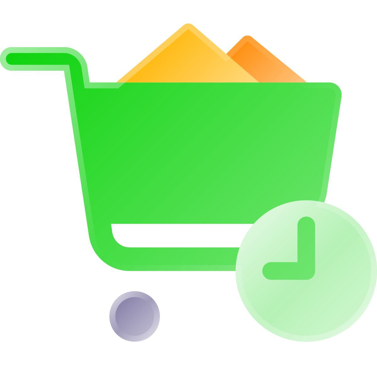 liquid glass color style procurement icon