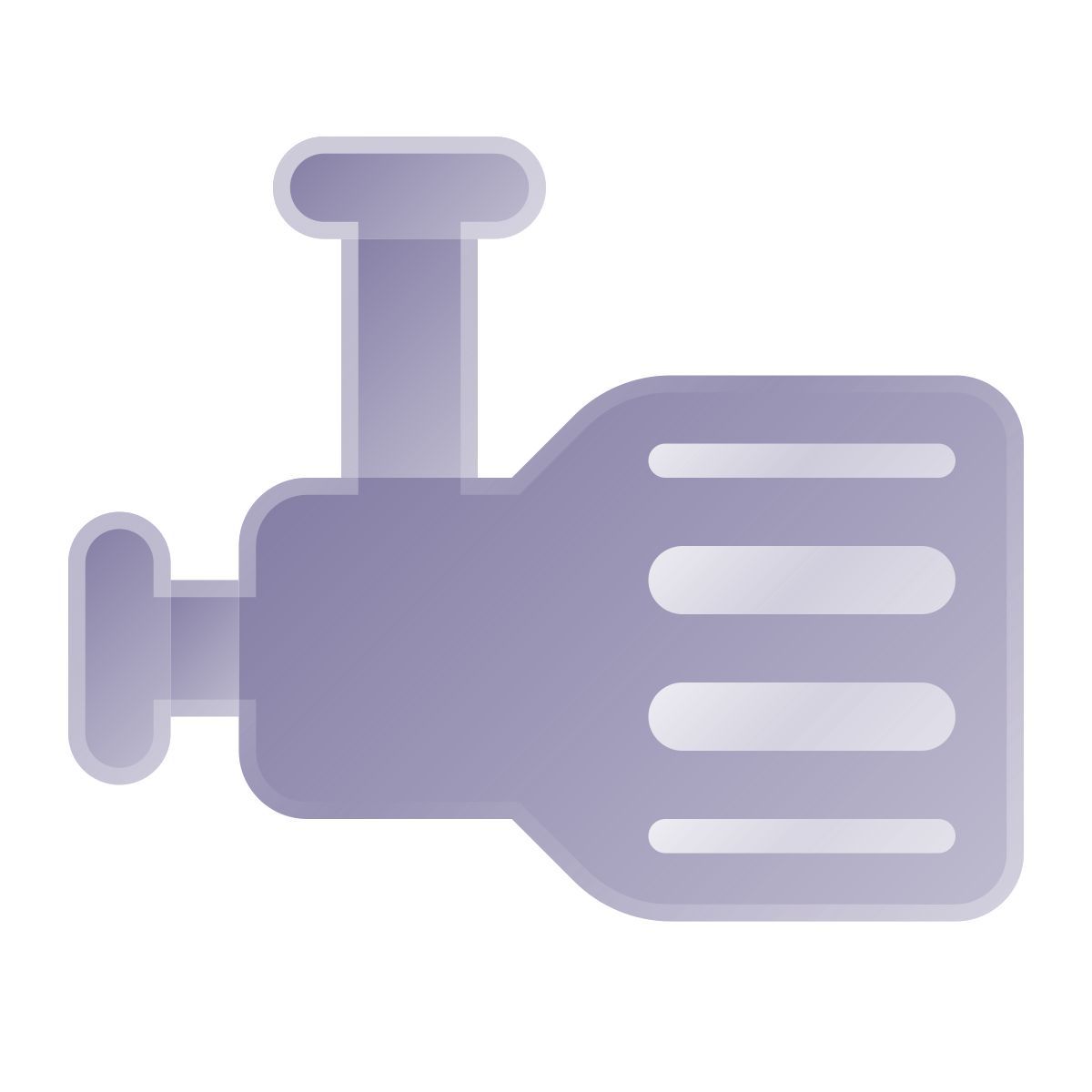 liquid glass color style pump icon