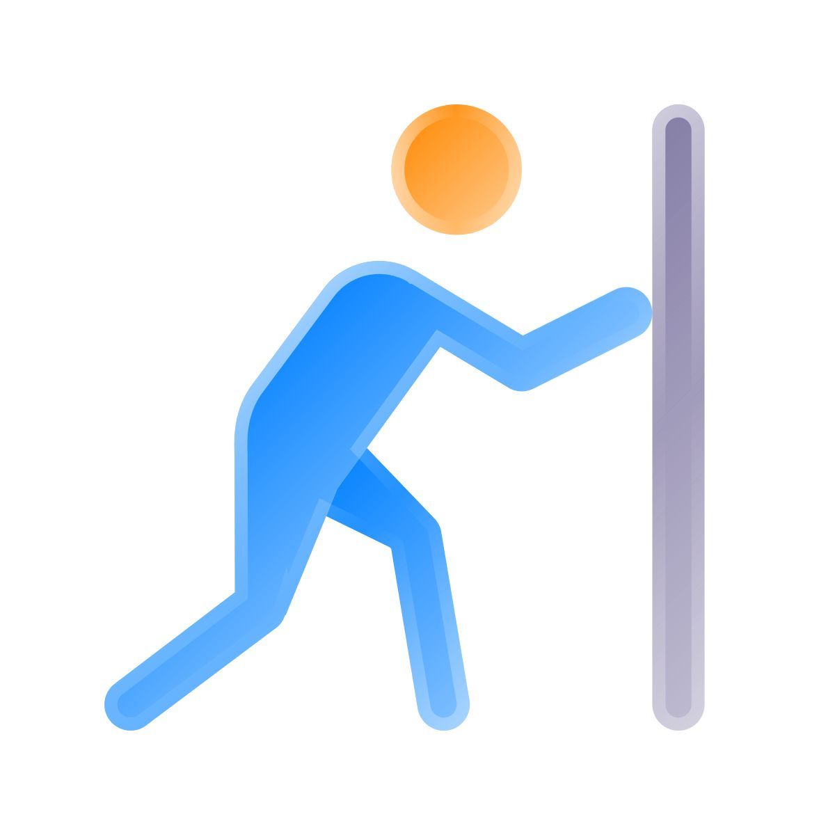 liquid glass color style 푸시 icon
