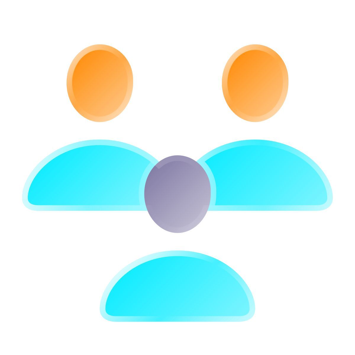 liquid glass color style racisme icon