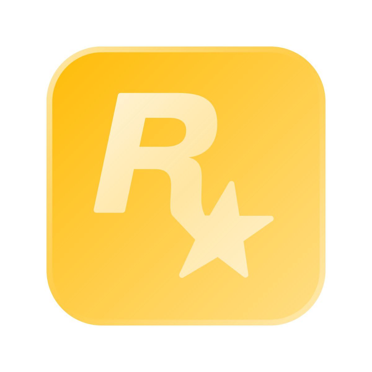 liquid glass color style rockstar games icon